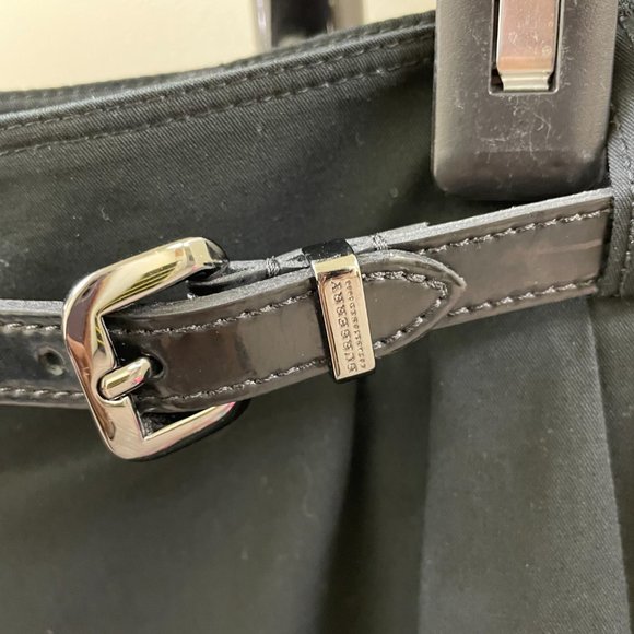 Burberry Black Pencil Skirt With Belt (10/M) - Picture 6 of 14